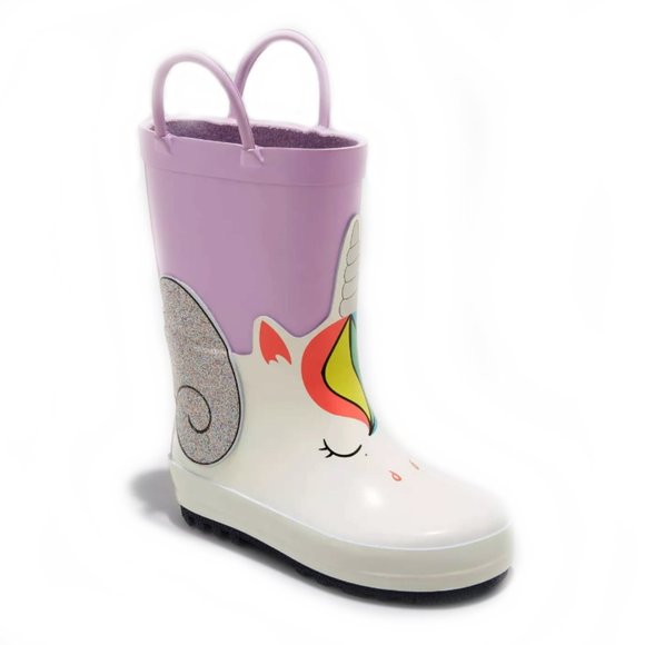 Cat & Jack Other - NWT Cat & Jack Toddler Girls Unicorn Rain Boots 8